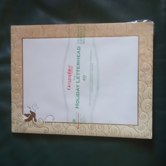 Gold Foil Letterhead - 40 count - Picture 2 of 4